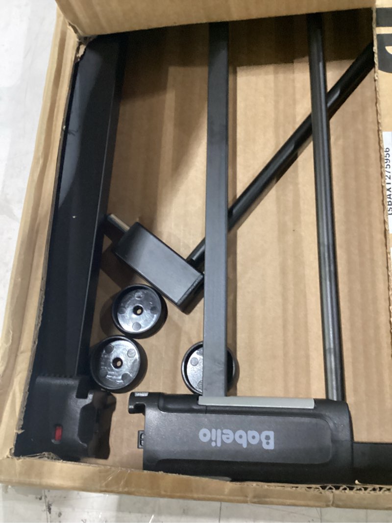 Condition photo showing New/Like New for babelio baby gate for doorways and stairs, 26-31" pet gate with wide walk thru door and lock indicator, no drill pressure mounted safety gate with double lock and self-closing, black black 26-31"w, 30"h