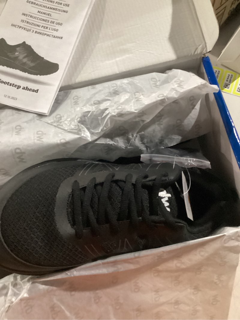 Condition photo showing Good Condition for Diawin Wide Shoes for Women – Wide Toe Box, Smooth Interior, Breathable Design, Extra Depth – Perfect for Hallux, Sensitive, Swollen, Diabetic Feet, All-Day Comfort, Lightweight Walking & Foot Support 9.5 X-Wide Refreshing Black