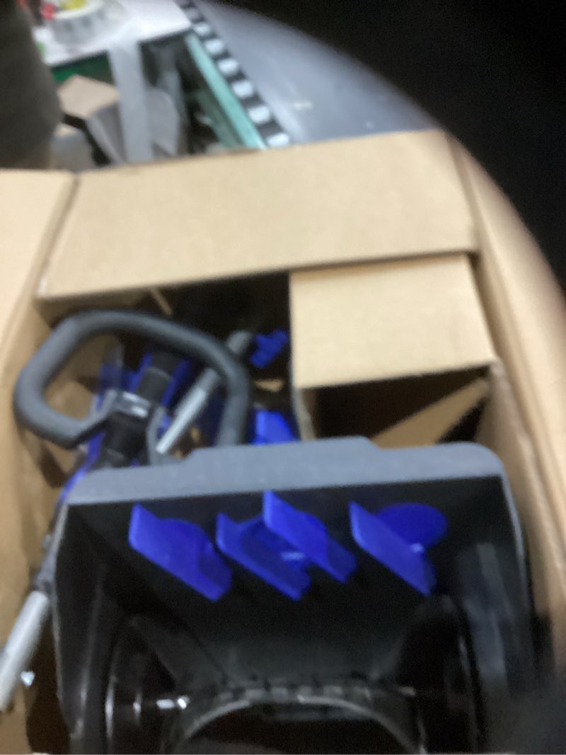 Condition photo showing As Is for westinghouse wsnow13s ac corded electric snow shovel, 13-inches wide with 20 ft. throwing distance, plows 300 lbs/min for driveway/steps/sidewalk/porch 13 inch