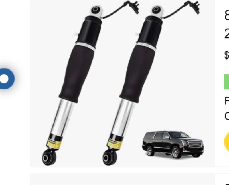 84176675 2pcs rear air shock struts absorber fit for 2015-2020 chevy tahoe suburban, fit for cadilla