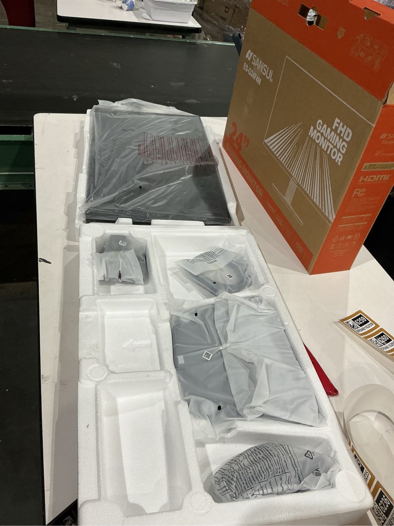 Condition photo showing Good Condition for sansui 24 inch gaming monitor 200hz 180hz 1ms freesync hdr 110% srgb fhd 1080p computer monitor hdmi dp ports eye care frameless vesa mount cable management (es-g24f4l hdmi cable included)