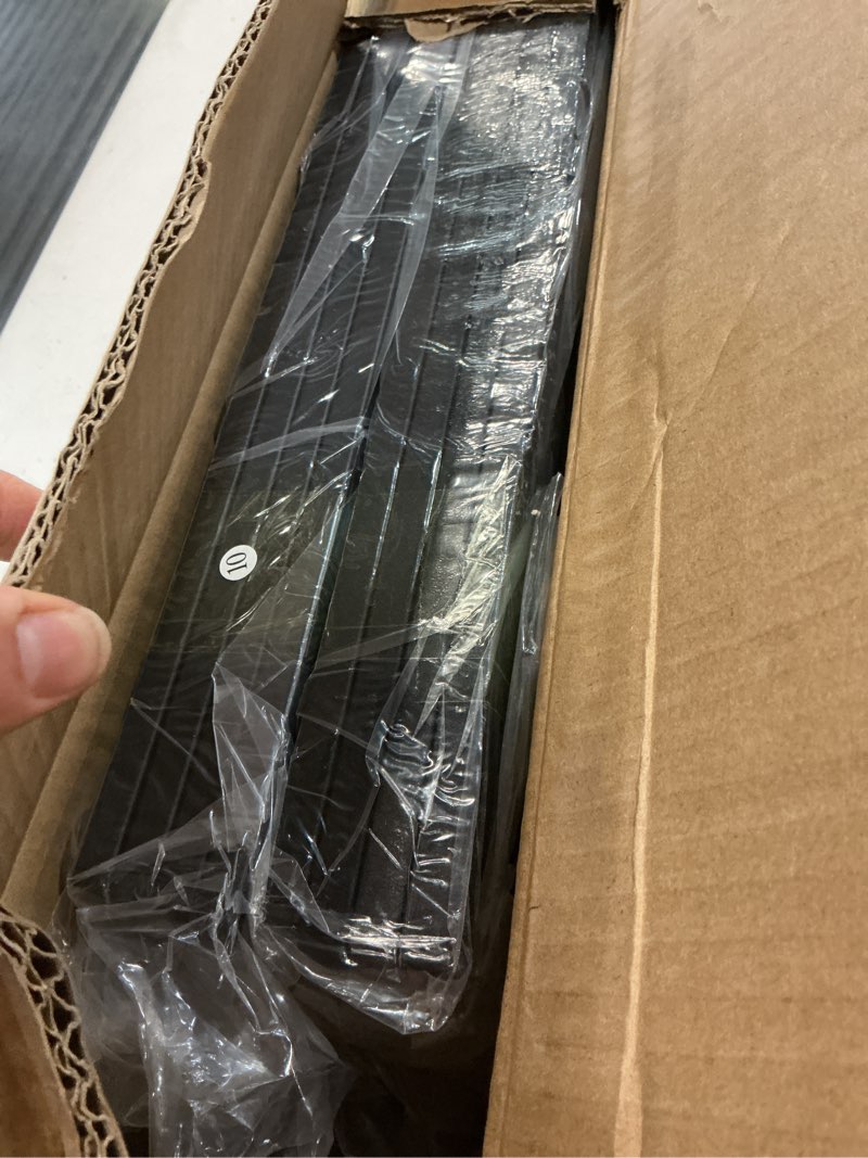 Condition photo showing Good Condition for 3 inch full bed frame low profile, queen size metal platform bed frame no box spring needed, heavy duty steel slats mattress base, easy assembly, noise free, black full 3 inch