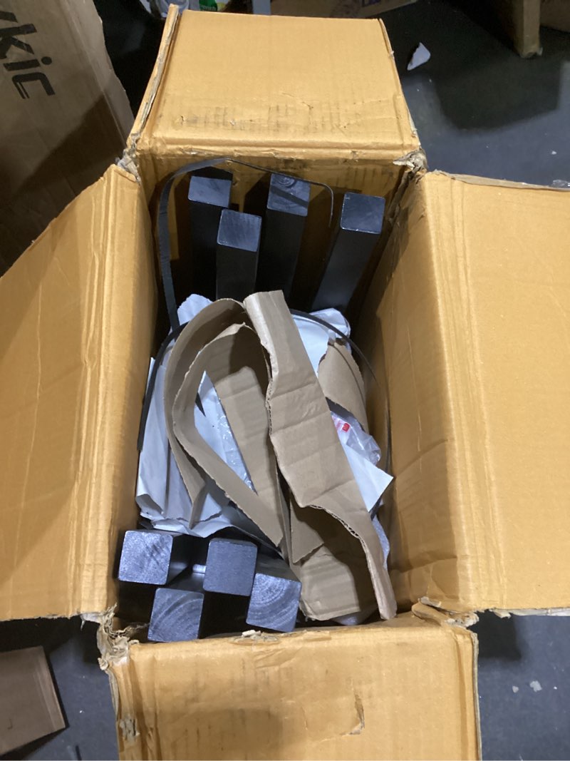 Amazon Basics Solid Wood Saddle-Seat Kitchen Counter Barstool with Footrest, Easy Assembly - 29-Inch