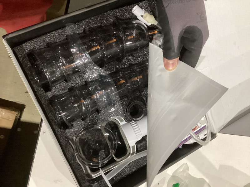 Condition photo showing New/Like New for Cupping Kit, Cupping Therapy Sets Massage Back, Pain Relief, Physical Therapy, Chinese Muscle Cupping Tool with Pump & Vacuum Silicone Cups for Cellulite Reduction at Home 18 Cups+12 Magnets+1 Extension Tube+1 Hand Pump