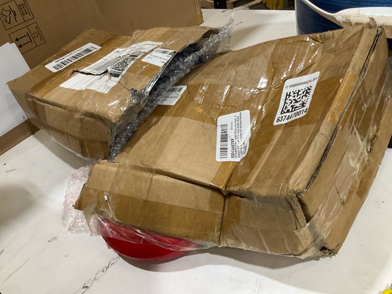 Condition photo showing As Is for yatointo 2 ton snatch block with hook, 3" sheave 3/8" inch wire rope snatch block, 4400lbs snatch pulley for rollback wrecker car hauler winch 2 ton 3’’ sheave