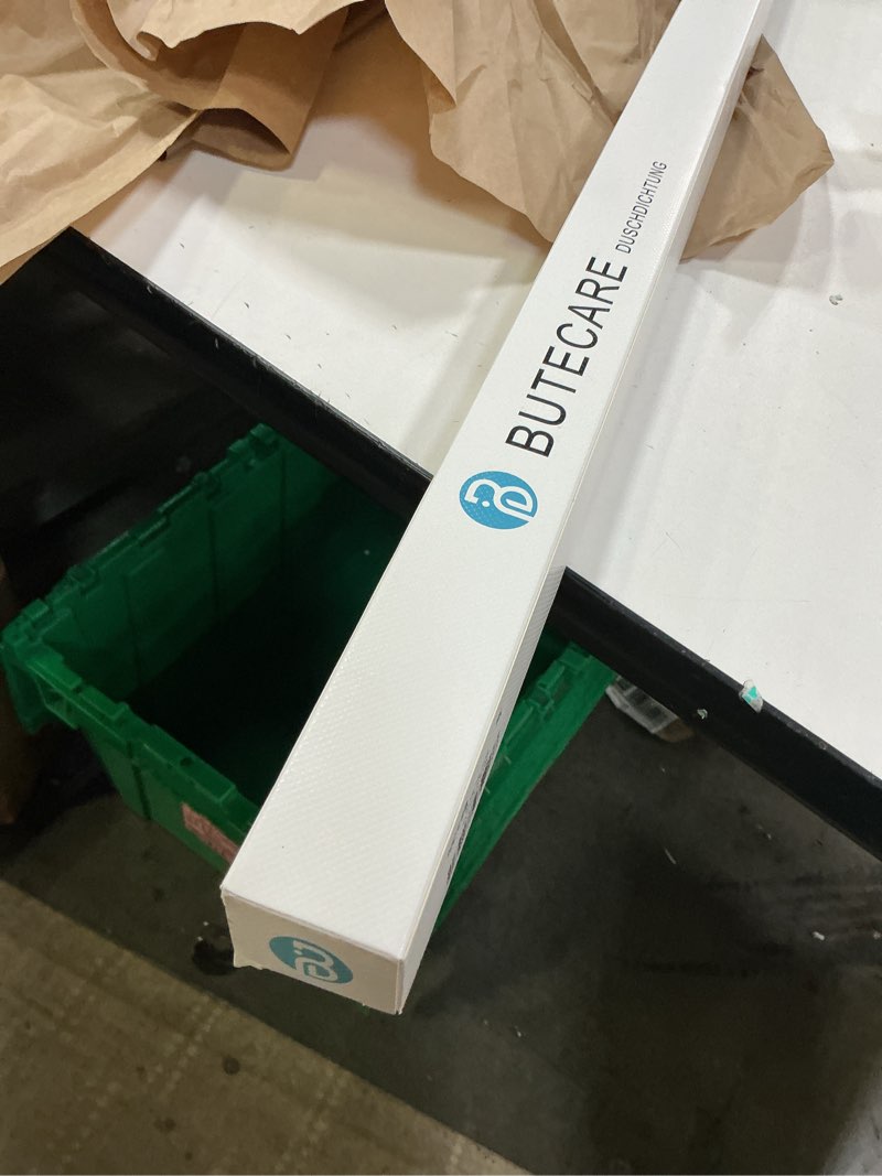 Condition photo showing New/Like New for 2-Pack Butecare Frameless Shower Door Bottom Seal for Glass Doors – Stop Shower Leaks and Create a Water Barrier (3/8” x 39”) Bottom sweep -3/8''