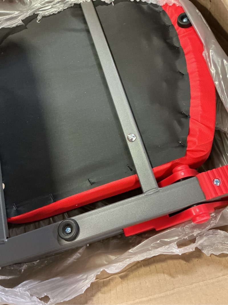 Condition photo showing Good Condition for ab machine ab workout equipment sit up machine & exercise equipment ab crunch machine for stomach workout ab core trainer abdominal machine for home gym with resistance bands red