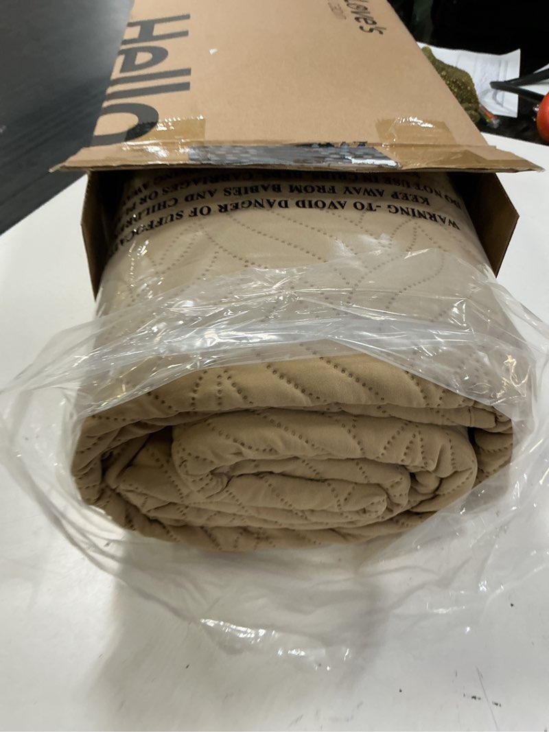 Condition photo showing Good Condition for love's cabin quilts for full bed camel bedspreads bedding set - lightweight bedspread comforter - wa