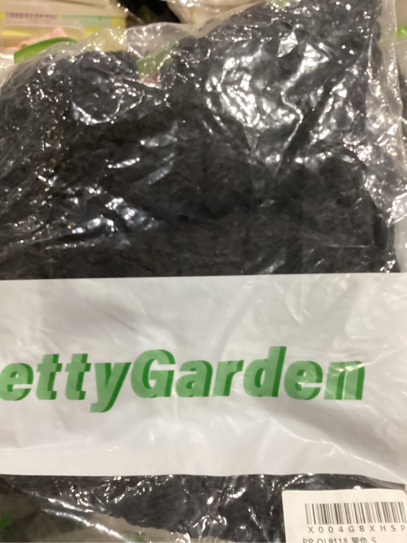 Condition photo showing New/Like New for PRETTYGARDEN Women's Boho Tube Tops 2025 Summer Strapless Off Shoulder Eyelet Smocked Peplum Trendy Going Out Bandeau Top Black Small