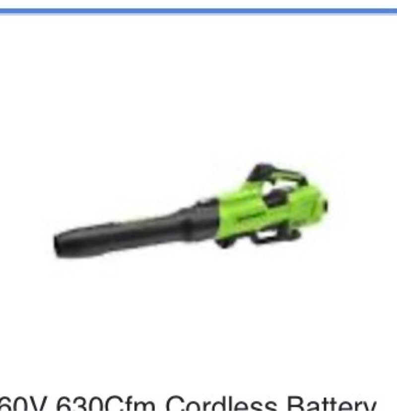 Leaf Blower, 630CFM..o Cleaning and Dust HG0321-GN-2B