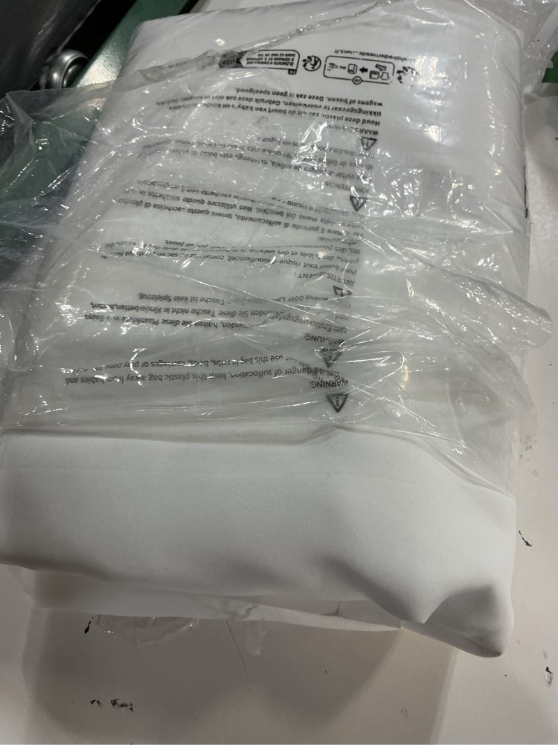 Condition photo showing Good Condition for h.versailtex white curtains 84 inches long for living room thermal insulated room darkening window treatment panels drapes light reducing curtains for bedroom, 2 panels, 52" w x 84" l, white 52"w x 84"l (pack of 2) pure white
