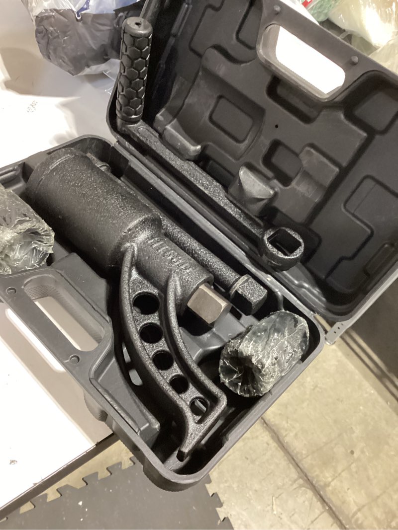 Condition photo showing As Is for heavy duty torque multiplier wrench set, torque multiplier 1 inch drive with 4 sockets, 1:64 labor saving lug nut wrench, 4800nm lug nut remover torque wrench for cars trucks rvs