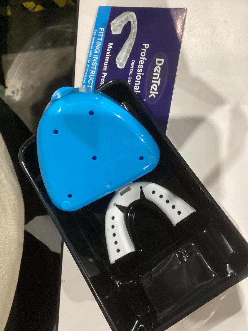 Condition photo showing Good Condition for dentek mouth guard for nighttime teeth grinding, professional-fit dental guard, 1 count