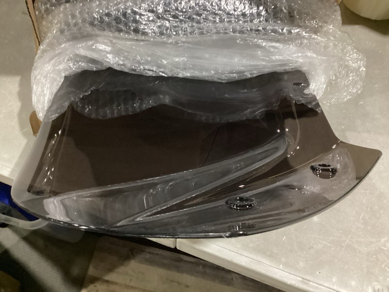 Condition photo showing Good Condition for 10" Windshield for Harley Road Glide 2024-2026, Dark Tinted Wind Shield Windscreen Air Deflector for Harley Davidson FLTRXSE 2023-later FLTRT FLTRXL 2026-later Accessory