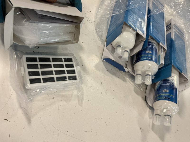 Condition photo showing Good Condition for icepure w10295370a refrigerator water filter compatible with edr1rxd1, edr1rxd1b, whr1rxd1, kad1rxd1, 46-9081, 46-9930, p5wb2l, p8rfwb2l and w10311524 air filter 3 combo 3+3 count (pack of 1)