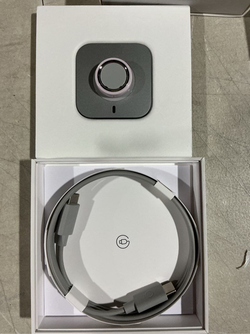 Condition photo showing Good Condition for oura ring 4 - ceramic petal - size 7 - sleep, activity, women’s health, ai advisor, up to 8 days of battery life, size before you buy, android & ios compatible ceramic petal 7