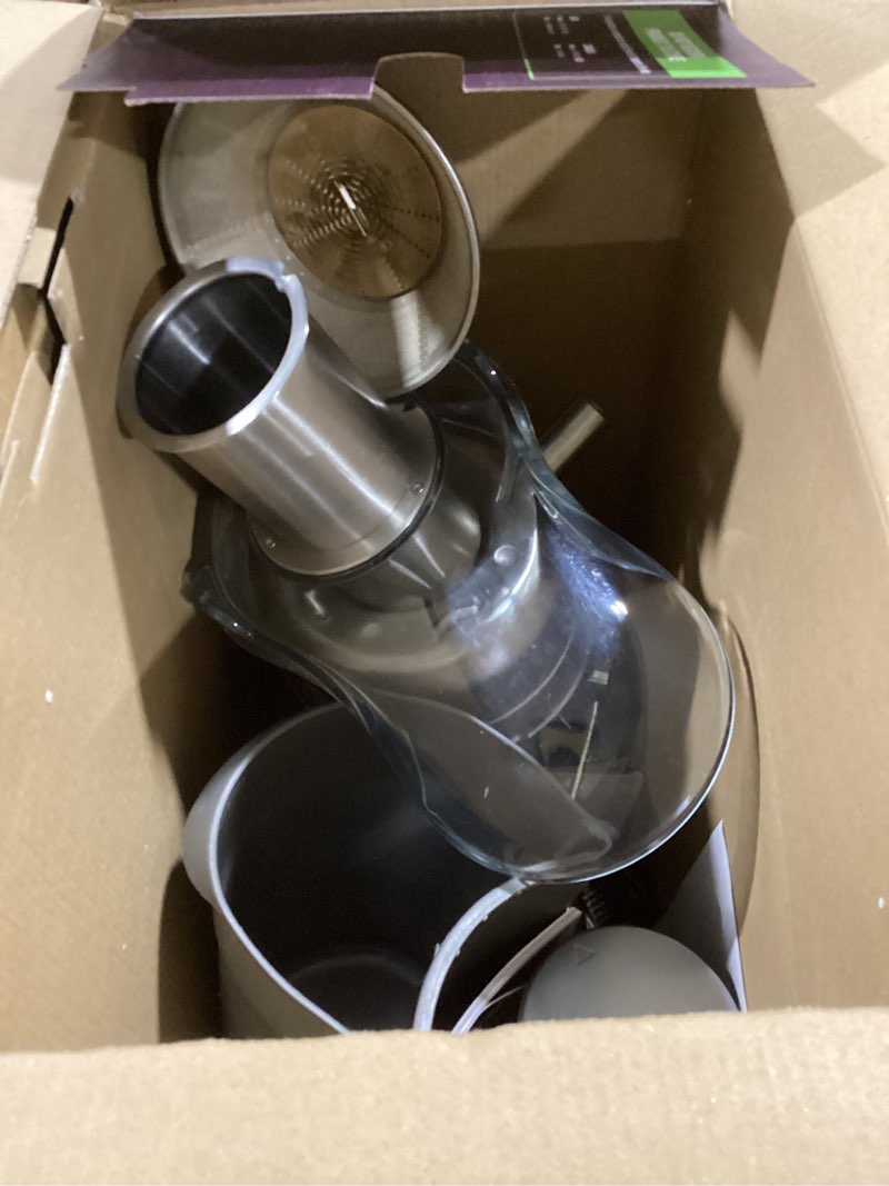 Condition photo showing As Is for Breville Juice Fountain Elite 800JEXL, Silver