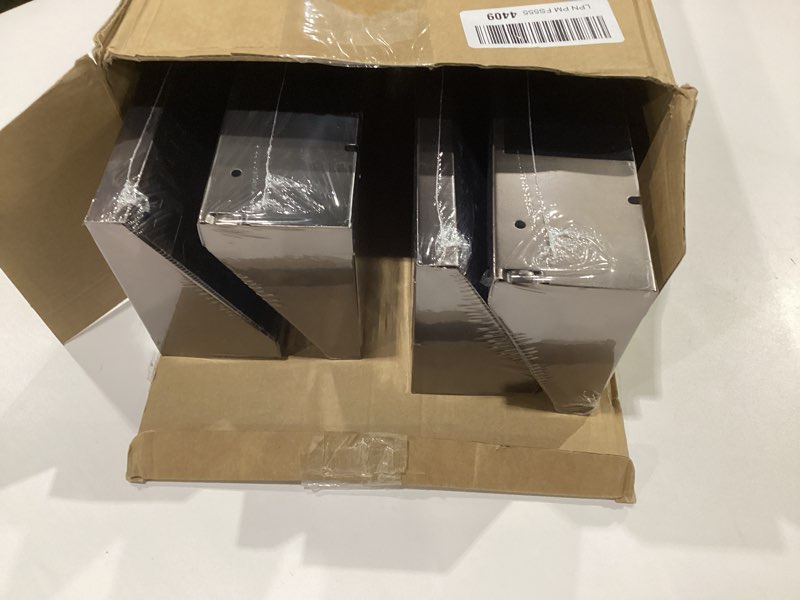 Condition photo showing New/Like New for Landhoow Baseboard Diffuser Register, Oil Rubbed Bronze Finish, Vent Covers for Home Floor Wall Baseboard Air Vent Covers Supply Floor Baseboard Diffuser(18 Inch Duct Opening Size, 4 Pack) 4 18 Inch Duct Opening Size