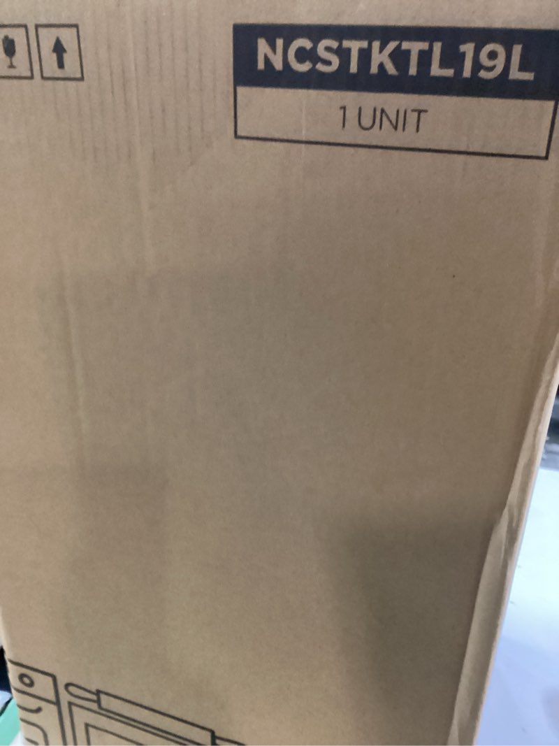 Condition photo showing item condition for NutriChef Water Boiler and Hot Water Dispenser, 19L Electric Beverage Dispenser with Safety Lock Lid, Non-Drip Tap, Warm Function, Food Grade Stainless Steel, Home & Commercial Use, 19"x9"x9", Silver 20.1 Quarts