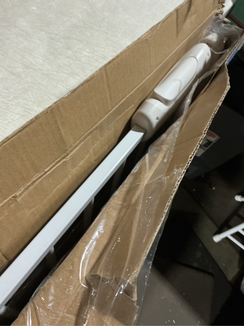 Condition photo showing As Is for BABELIO Safety Gate Door Fits for Stairs, Narrow and Wide Doorways with Auto Close, Easy Install, No Drilling, Pressure Mounted for Baby, Child, Pets, Dog/Puppy, 26''-40'', White White 30"Tall 26"-40" Wide