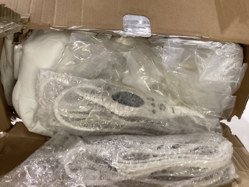 Condition photo showing As Is for Beurer UWB70 Heated Mattress Pad Queen, Dual Control Electric Mattress Cover with Separate Feet/Body Heat, Auto Shut Off, 9 Warming Levels, Overheat Protection, and Soft Quilted Fabric, 60" x 80"