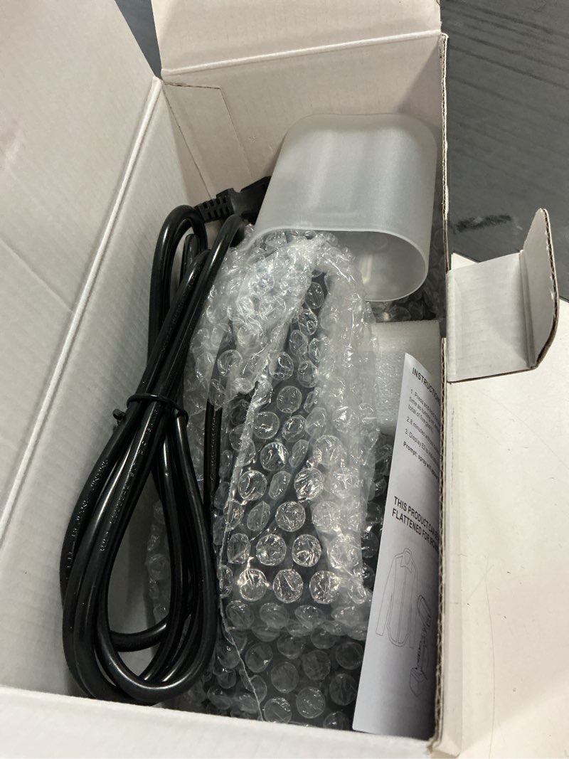 Condition photo showing New/Like New for 2025 Upgrade Steamer for Clothes, 2 in 1 Iron & Steamer for Quick Wrinkle Removal, 5 Adjustable Grades Temperature with LED Digital Display for Home, Office and Travel Use