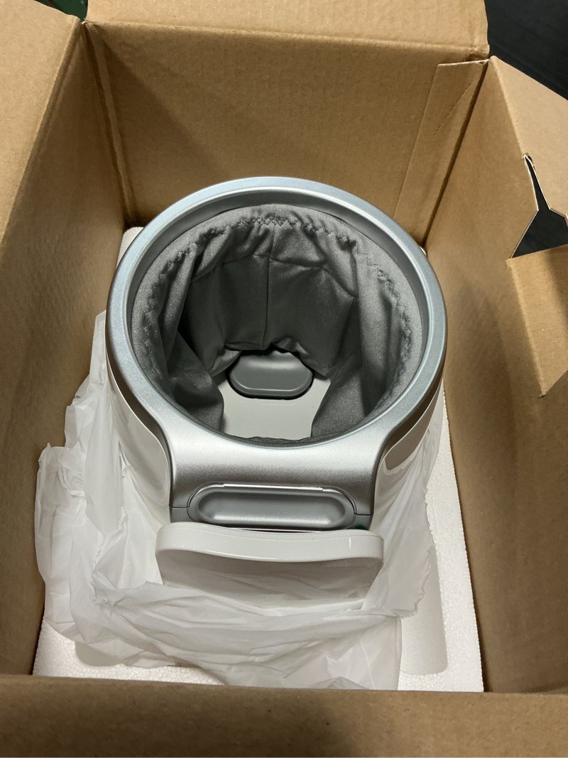Condition photo showing Good Condition for upper arm blood pressure monitor for home use, large backlit lcd, automatic cuff expands to 7.1"-16.5", one-touch barrel-type blood pressure monitors, dual user 99x2 memory, white