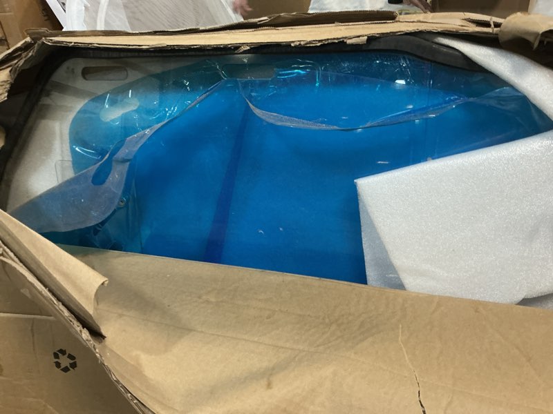 Condition photo showing As Is for kemimoto aluminum roof with tinted sunroof compatible with rzr xp 4 1000 (2014-2023), 4 turbo, and 4 900: reduces sun glare, provides an open-air feel, noise reduction, and weatherproof design