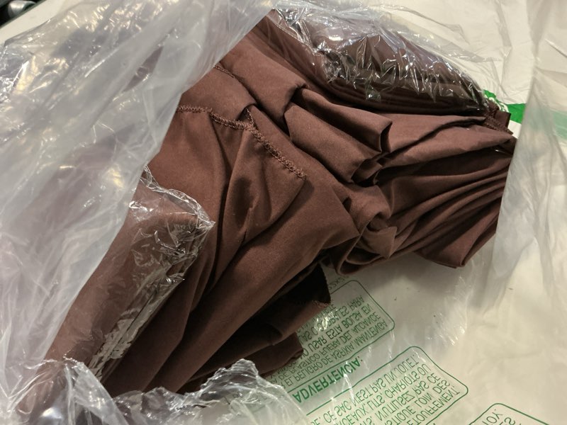Condition photo showing Good Condition for 8 pack round tablecloth 90 inch brown tablecloth for round tables, washable polyester table cloth stain and wrinkle resistant decorative table cover for wedding party dining banquet