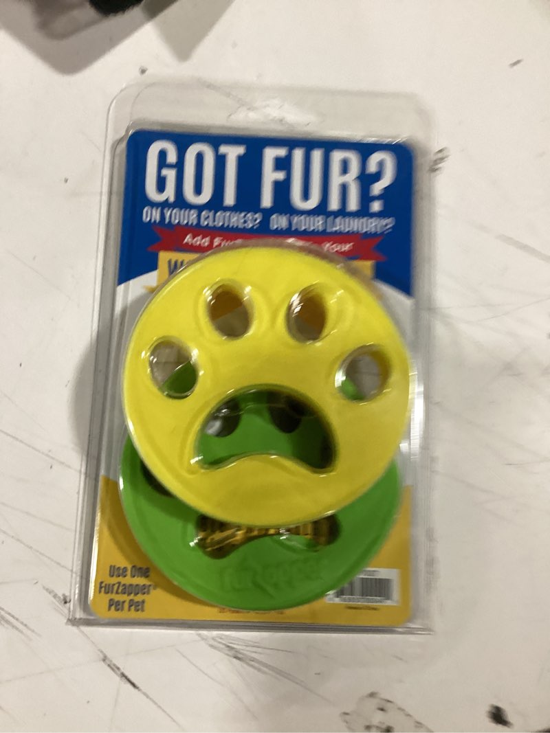 Condition photo showing Good Condition for (1) furzapper pet hair remover for laundry reusable dog cat removes fur lint