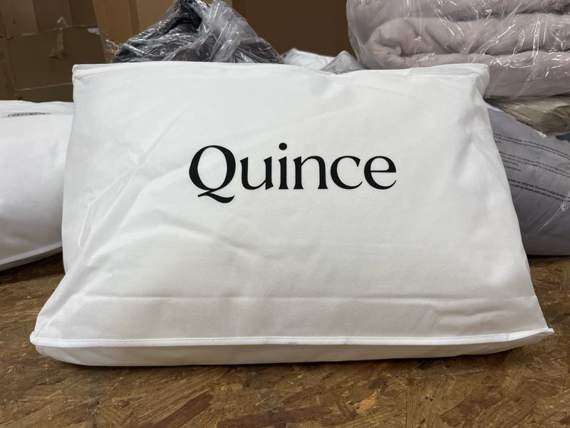 Condition photo showing New/Like New for premium down alternative pillow, standard, medium/firm