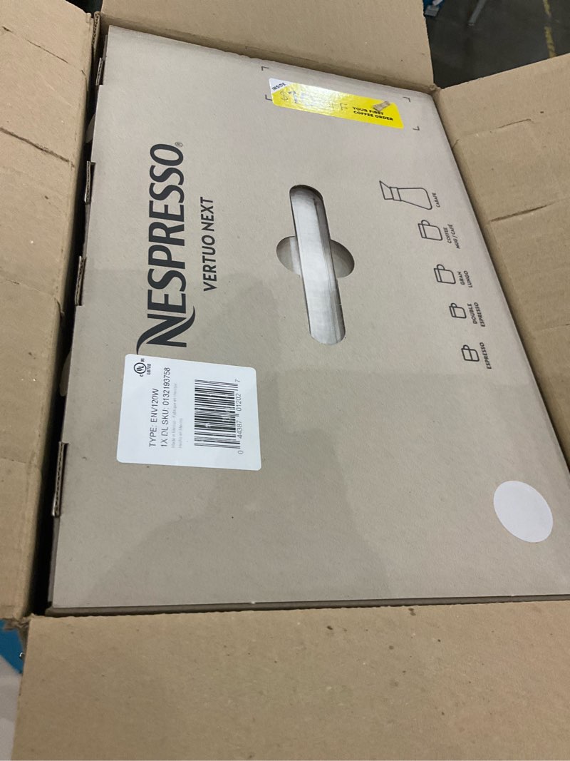 Condition photo showing Good Condition for Nespresso Vertuo Next Coffee and Espresso Maker by De'Longhi, White Machine Only White