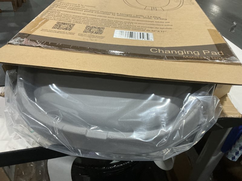 Condition photo showing Good Condition for evolur Eva Baby Changing Pad, Soft, Lightweight and Portable Changing Pad, Fits All Changing Table, Waterproof Firm Padding - Dark Gray