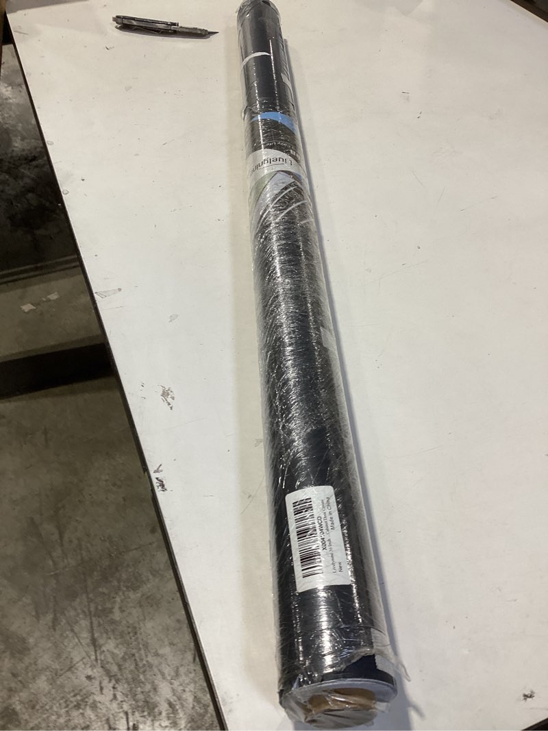 Condition photo showing New/Like New for livelynine 36 inch extra wide navy wood contact paper for countertops peel and stick waterproof wallpaper for bathroom counter top covering adhesive kitchen countertop vinyl wrap cabinet door covers 36"w x 197"l blue wood