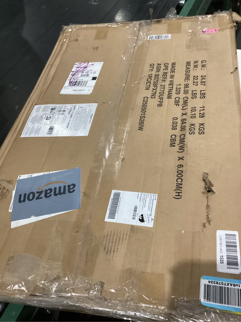 Condition photo showing As Is for Amazon Basics Foldable Octagonal Metal Exercise Dog Playpen - Indoor/Outdoor, No Door, Medium (8 Panels, 24 x 36), Easy to assemble, store, and customize, 36" - Medium, Black Without door 36"H