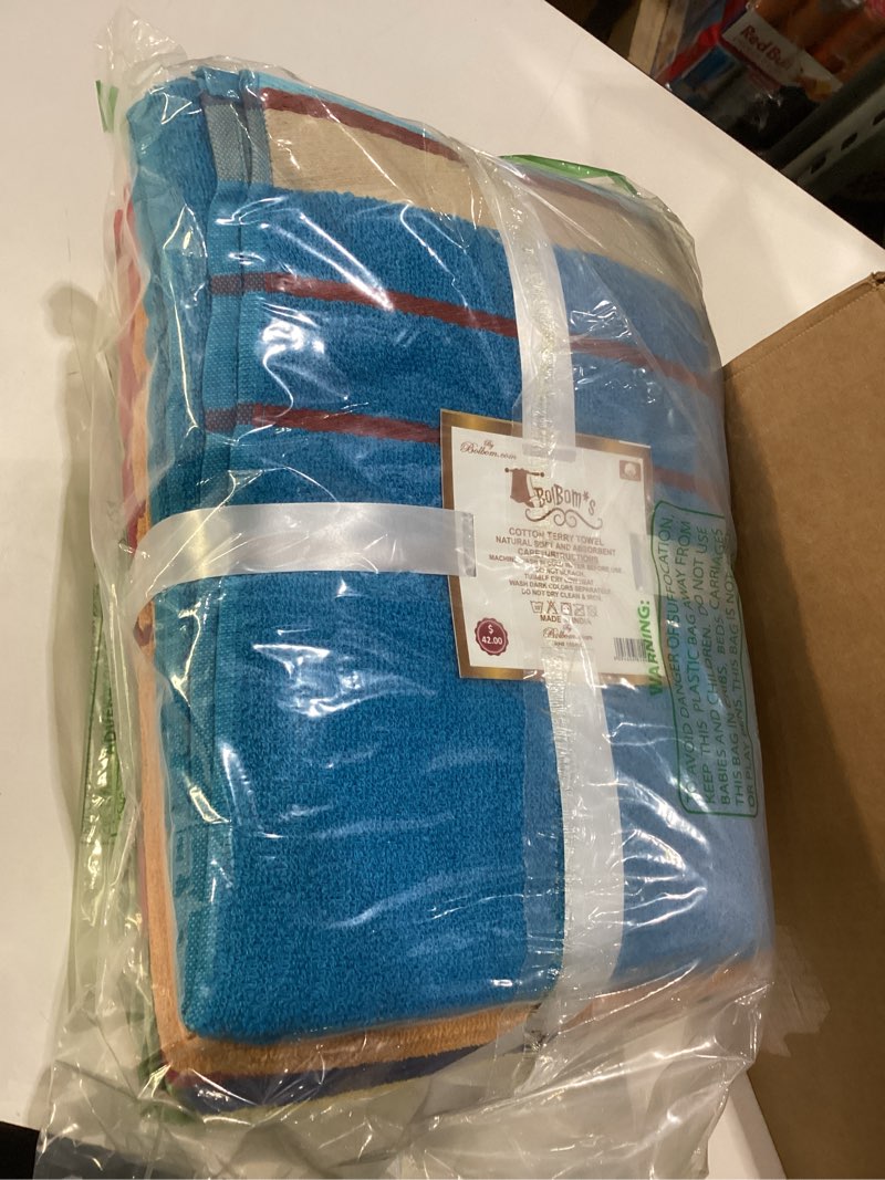 Condition photo showing Good Condition for MULTICOLOR NOT OAK BOLL & BRANCH Plush Bath Towel Set - Oak - 6 Piece - Includes 2 Bath Towels, 2 Hand Towels & 2 Washcloths - 100% Organic Cotton - Ultra Soft & Luxurious - Quick Absorbing