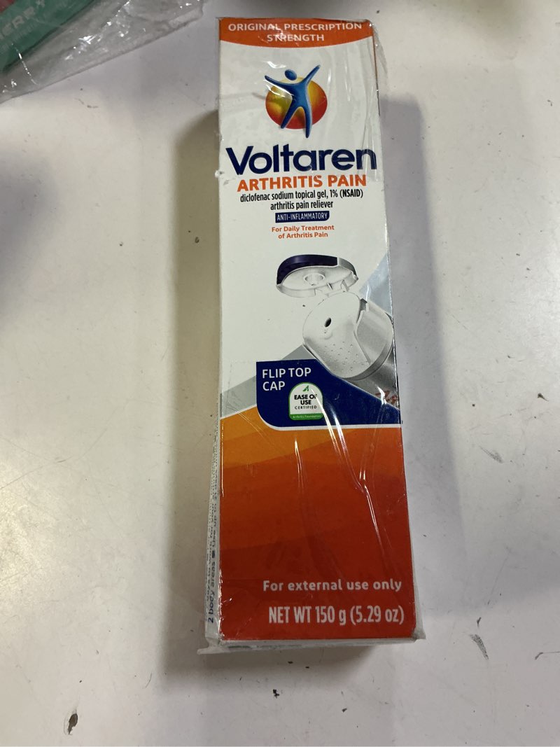 Condition photo showing New/Like New for Voltaren Arthritis Pain Relief Gel, Diclofenac Sodium, 1% (NSAID), Clinically Proven Powerful Pain Reliever with Easy Open Flip Top Cap, No Prescription Needed, 5.3oz