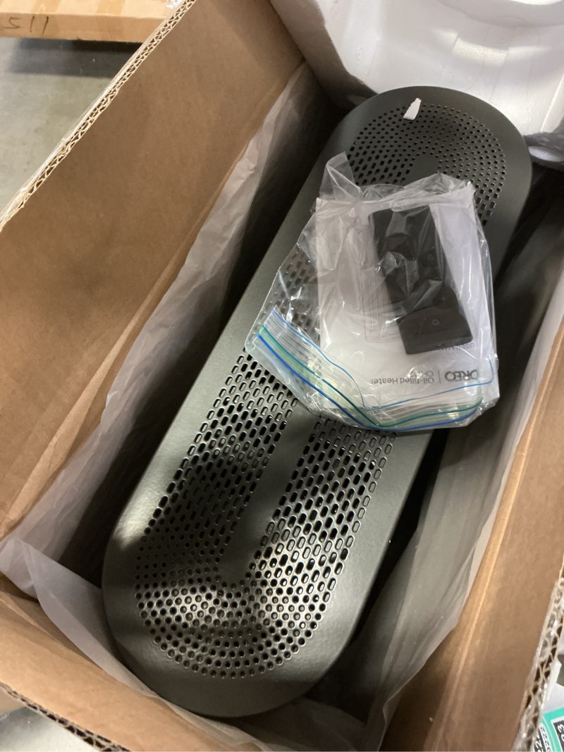 Condition photo showing Good Condition for Dreo Oil Filled Radiator Heater, 1500W Radiant Heater with Remote Control, Digital Thermostat, 4 Modes, 24h Timer, 10 Safety Protections, Child Lock, Space Heaters for Indoor Use Large Room Bedroom Gray