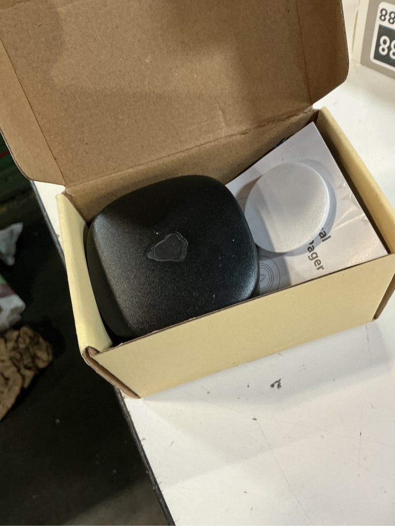 Condition photo showing As Is for caregiver pager, wireless call button for seniors/elderly at home, 2 sos buttons + 1 receiver medical life alert system, emergency panic call bell, nurse calling & patient assistance alarm 1 receiver + 2 call button black