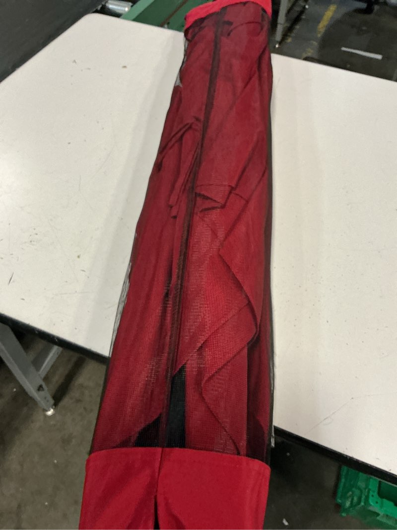 Condition photo showing Good Condition for mainstays outdoor 5' black square market patio umbrella, push-up only function