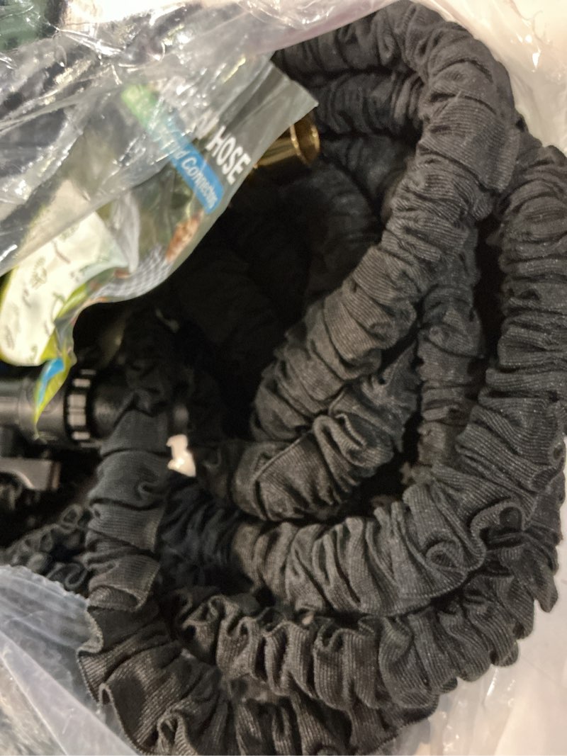 Condition photo showing Good Condition for 75ft garden hose, lightweight water hose, 3/4" connectors lawn hose for outdoor, outside hose for yard backyard, collapsible & car wash watering