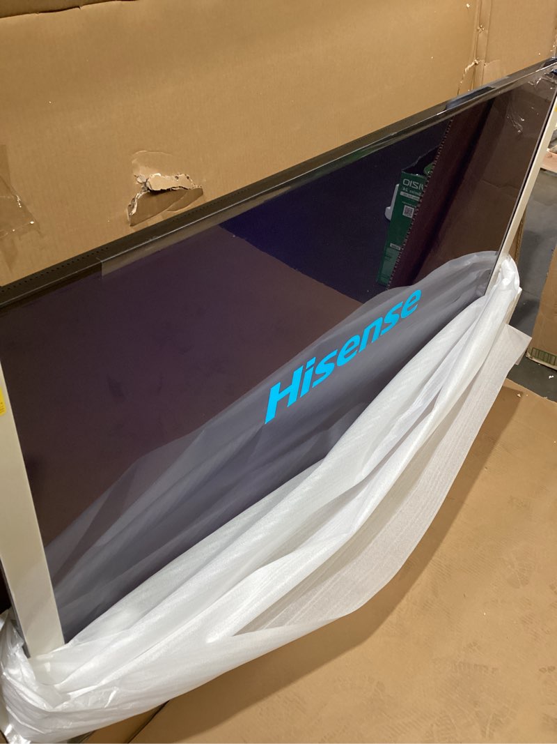 Condition photo showing New/Like New for Hisense 65-Inch Class QLED 4K S7N CanvasTV™ Series Dolby Vision HDR Google Smart TV (65S7N) - 144Hz, Art Mode, Anti-Glare Panel, Hi-Matte Display, Frame & UltraSlim Wall Mount Included