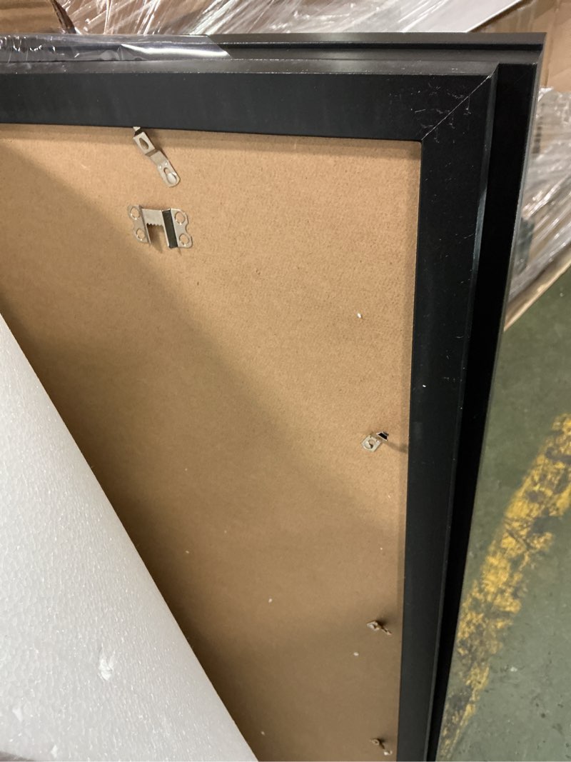 Condition photo showing Good Condition for Abtgt 24x36 Poster Frame Set of 3, Display Pictures 20 x 30 with Mat or 24 x 36 without Mat, Picture Frame for Wall Mounting Display, Black Black 24x36