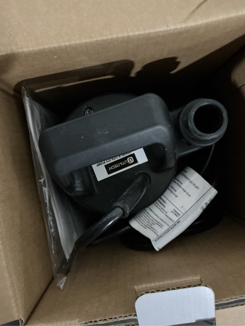 Condition photo showing As Is for utilitech 1/6-hp 115-volt 25-gpm thermoplastic submersible utility pump