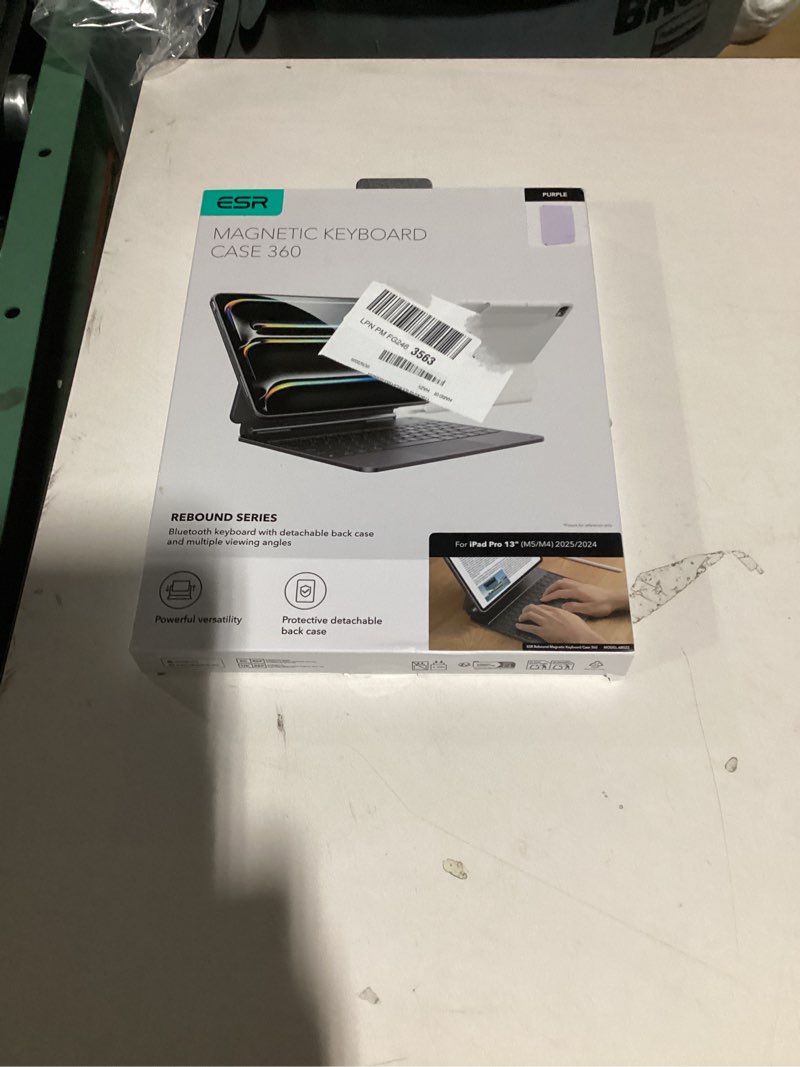 Condition photo showing New/Like New for edaiser Magnetic Case Compatible with Apple Magic Keyboard & Magnetic Stand & Protective Cover with Pencil Holder for iPad Pro 13-inch (M4) 2024