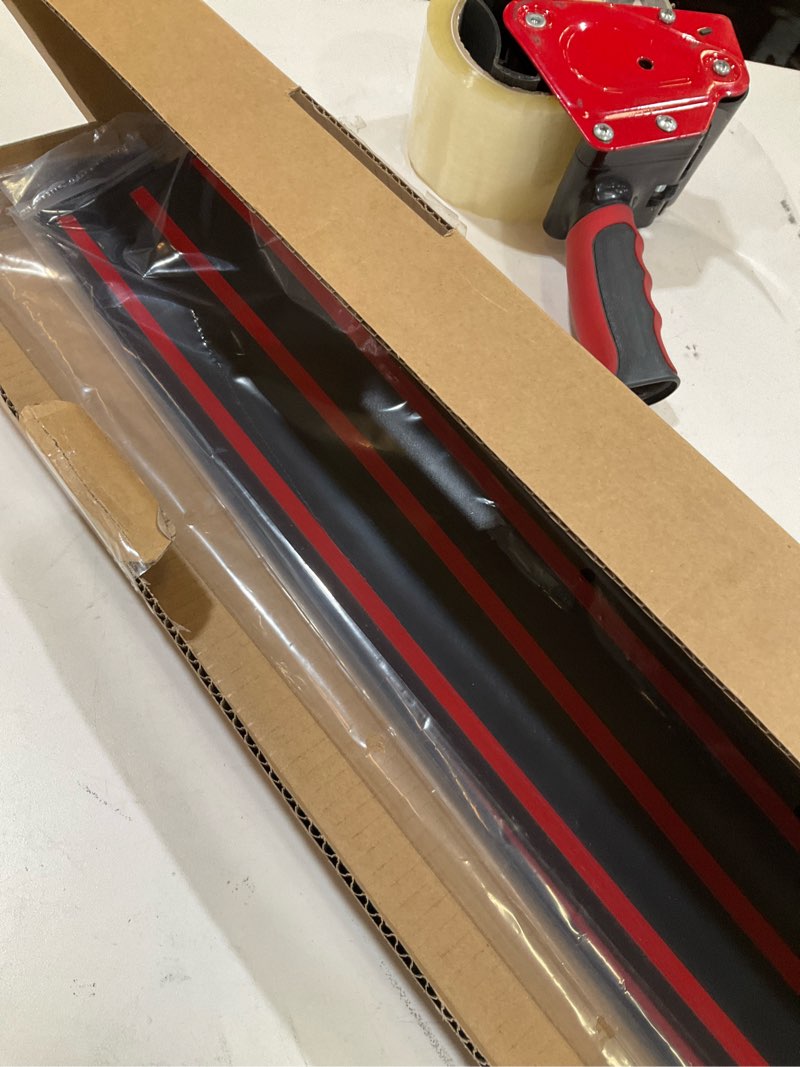 Condition photo showing Good Condition for 2pcs/set carbon fiber look central control dashboard panel trim for tesla model 3 model y 2017-2023