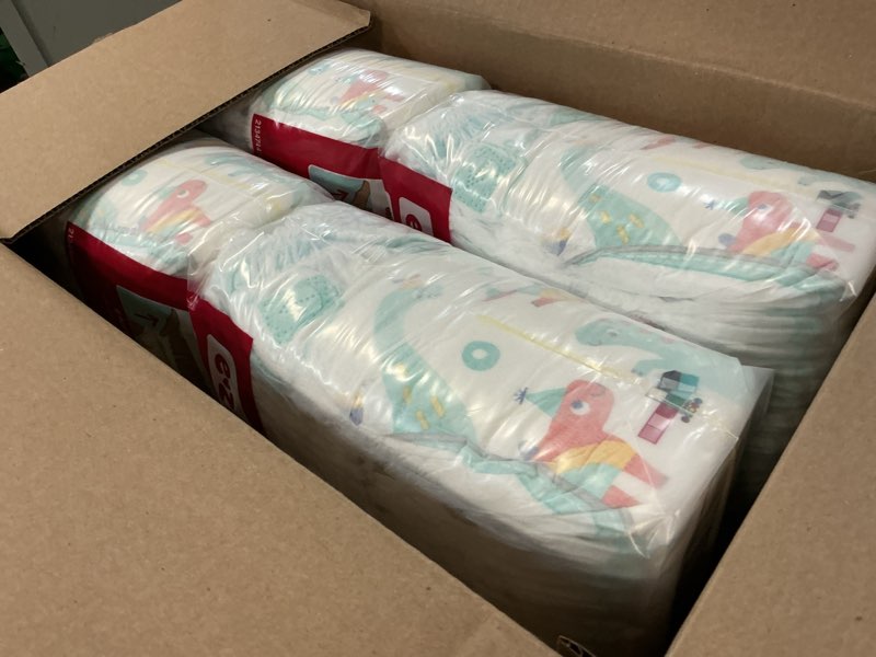 Condition photo showing New/Like New for pampers diapers - cruisers 360 - size 5, 128 count, babyproof up to 100% leakproof pull-on diaper size 5 128