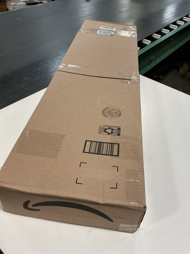 Condition photo showing Good Condition for Moen Curved Adjustable Length Fixed Mount Single Shower Curtain Rod for Bathroom, Chrome Finish, CSR2160CH Chrome Rod