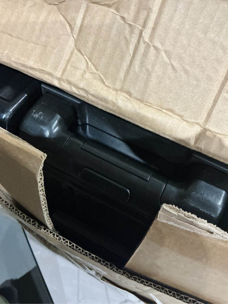 Condition photo showing As Is for feilario 30in Super Large Captain Aluminum Frame Hardside Spinner Wheels Luggage, Removable Wheels Zipperless Checked Suitcase with Cup Holder/Phone Holder A-Jet Black 30in