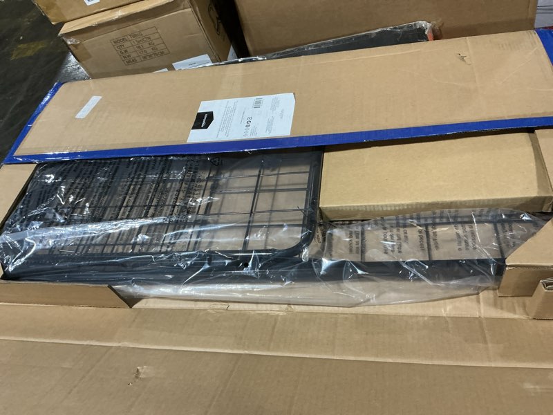 Condition photo showing Good Condition for amazon basics foldable shopping utility cart with 360-degree wheels, easy assembly, black, x-large